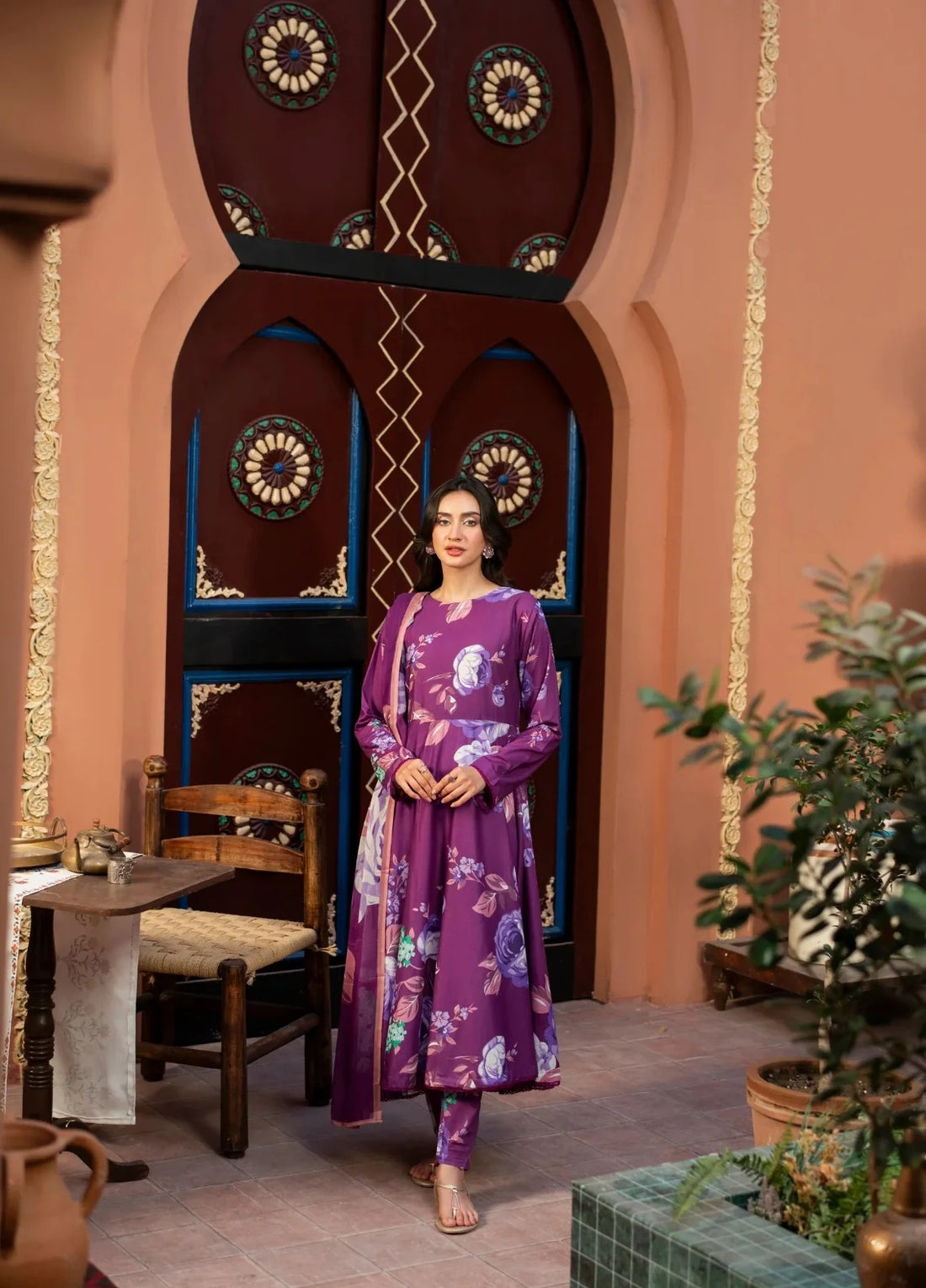 Three Piece Unstitched Breeze Lawn Suit for Women All Over Stylish Printed Breeze Lawn Fabric Summer Wear Collection – Random Article Ref VG-9078C – Premium Quality Design with Flowing  Breeze Lawn Dupatta and Matching Trouser