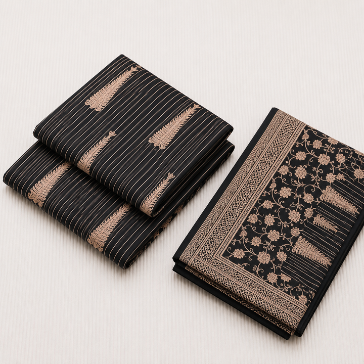 Silk Lawn Unstitched 3 Piece Suit - All Over Design - Random Articles B-537 - Summer Wear Collection (Copy)