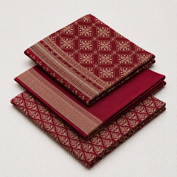 Silk Lawn Unstitched 3 Piece Suit - All Over Design - Random Articles B-521 - Summer Wear Collection