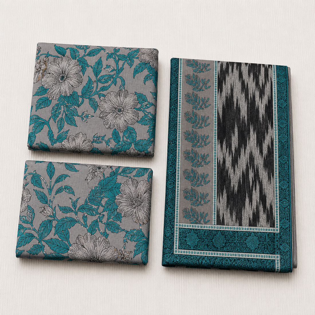 Silk Lawn Unstitched 3 Piece Suit - All Over Design - Random Articles B-5111 - Summer Wear Collection