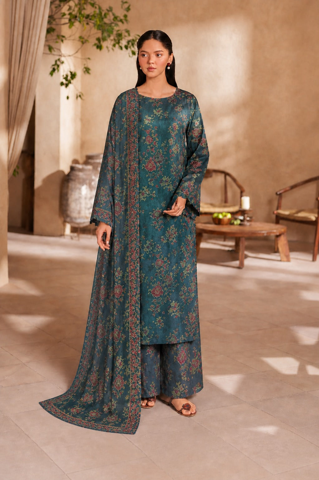 Three Piece Unstitched Breeze Lawn Suit for Women All Over Stylish Printed Breeze Lawn Fabric Summer Wear Collection – Random Article Ref VG-9084C – Premium Quality Design with Flowing  Breeze Lawn Dupatta and Matching Trouser