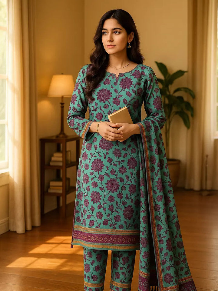 Three Piece Unstitched Breeze Lawn Suit for Women All Over Stylish Printed Breeze Lawn Fabric Summer Wear Collection – Random Article Ref VG-9013C – Premium Quality Design with Flowing  Breeze Lawn Dupatta and Matching Trouser